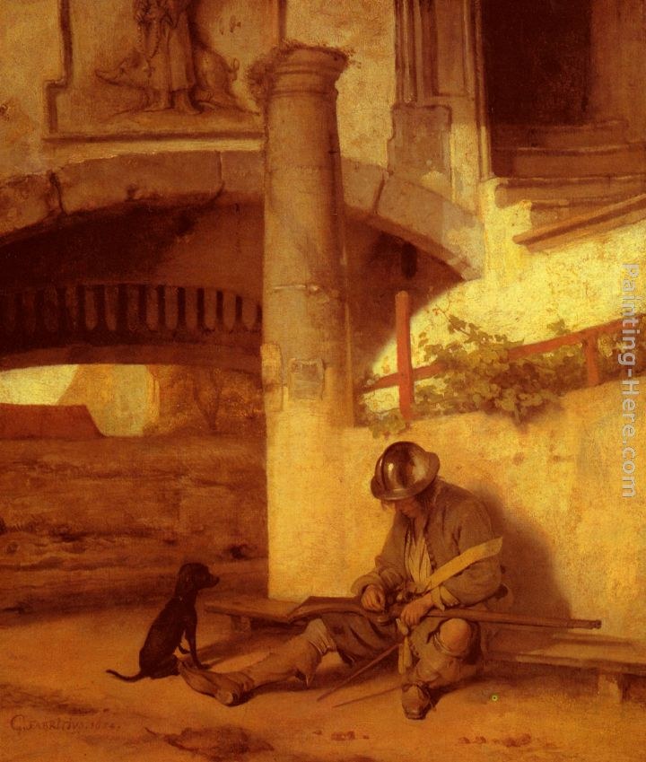 Carel Fabritius The Sentry